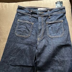 Zara “the Marine Straight” jeans in deep wash size 8